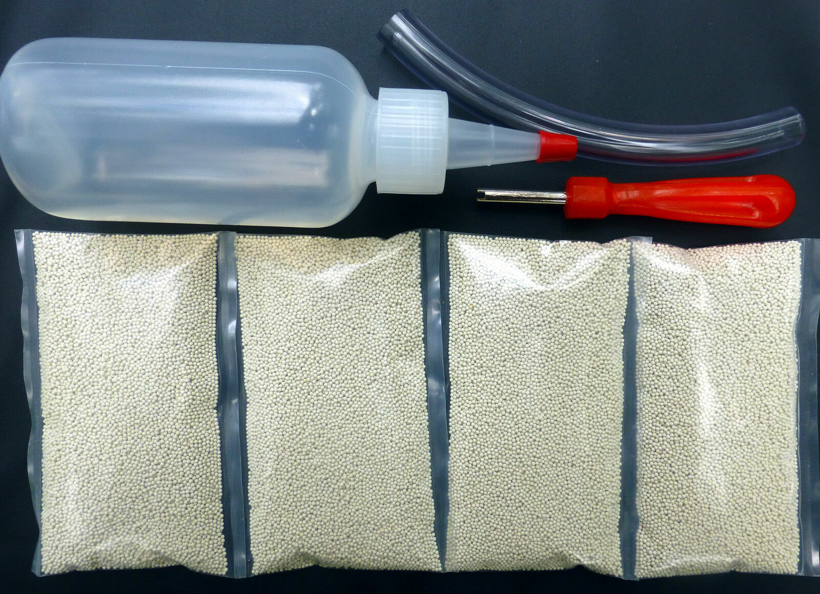 Tire Balancing Beads - 4 bags of 6 oz (24 total) + FREE Applicator Kit