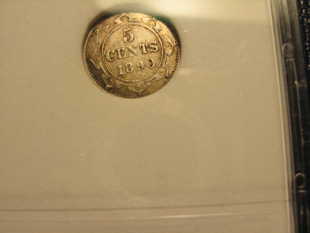 1890 Newfoundland coin set