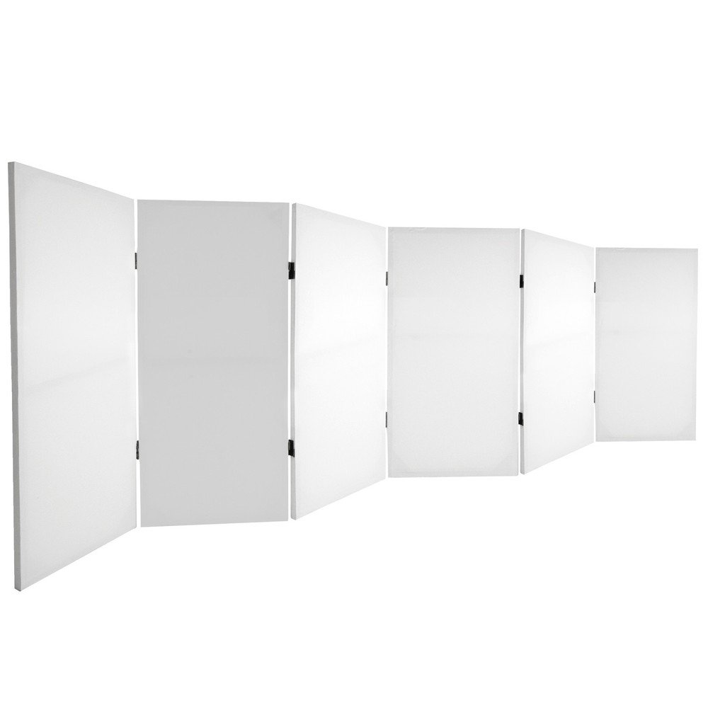 2 ft. Short Do It Yourself Canvas Folding Screen 6 Panel