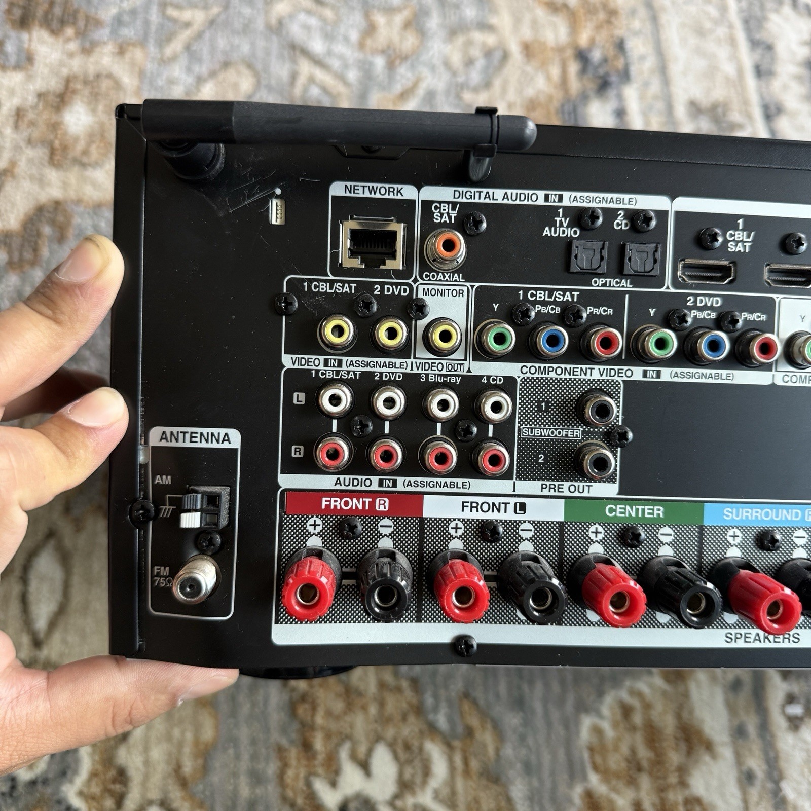 Denon AVR-S920W 7.2 Channel Network A/V Receiver NO REMOTE, Works! Spotify HDMI