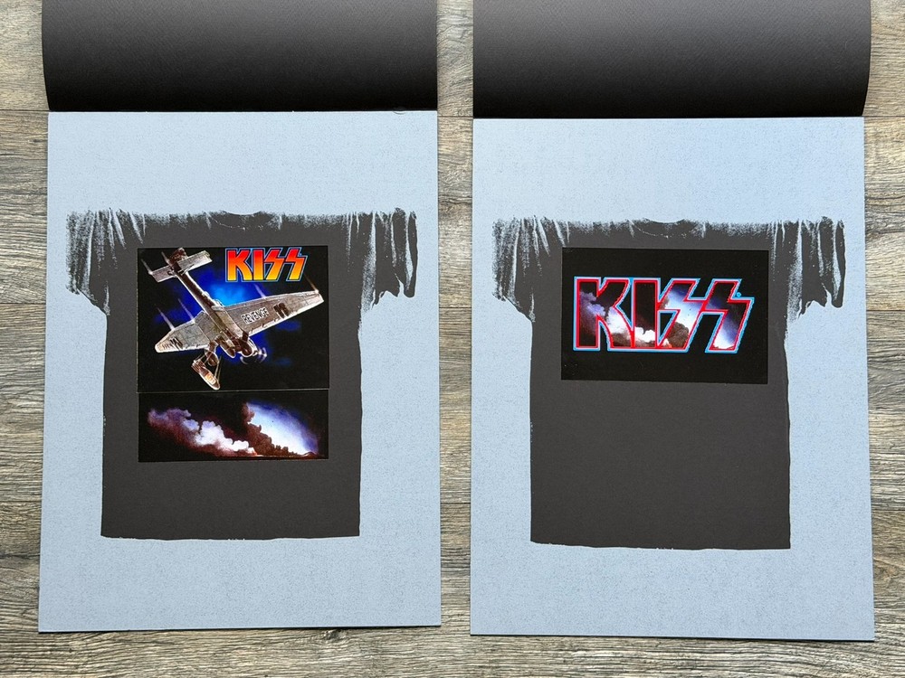 KISS Concert T-Shirt Revenge Tour Winterland Proof Bomber Airplane Vintage Kiss