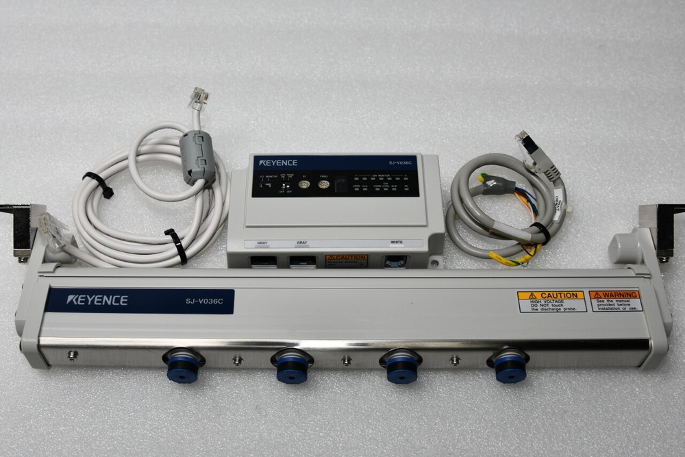 KEYENCE Ionizer SJ-V036C Static Eliminator (Bar & Amp)