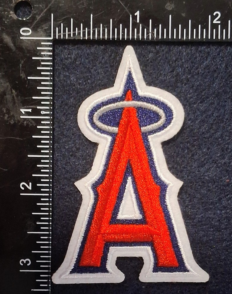 ANAHEIM ANGELS BASEBALL IRON ON PATCH