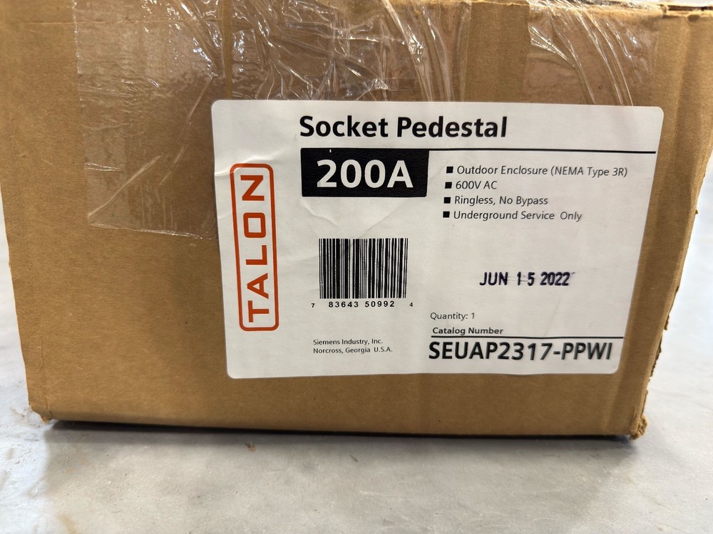 Talon 200A Socket Pedestal (UAP2317-PPWI)