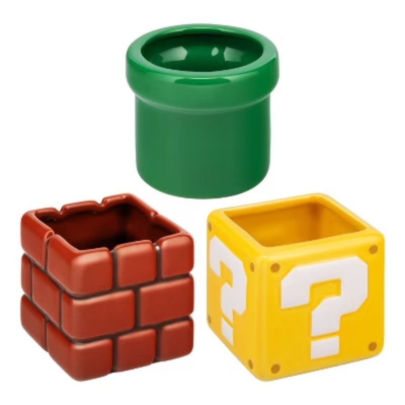 Super Mario Mini Planters 3-Pack
