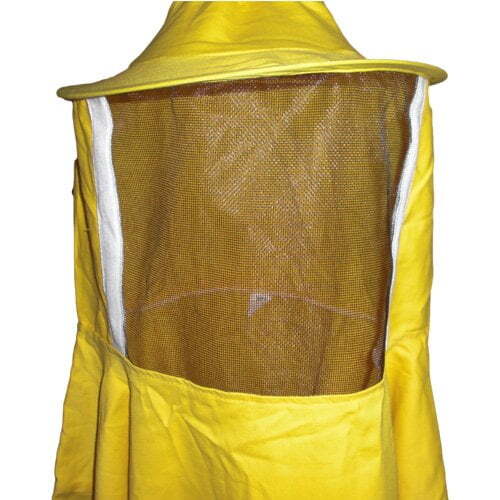 Medium Sheriff-Style Veil Beekeeper Suit - Yellow Protective Gear