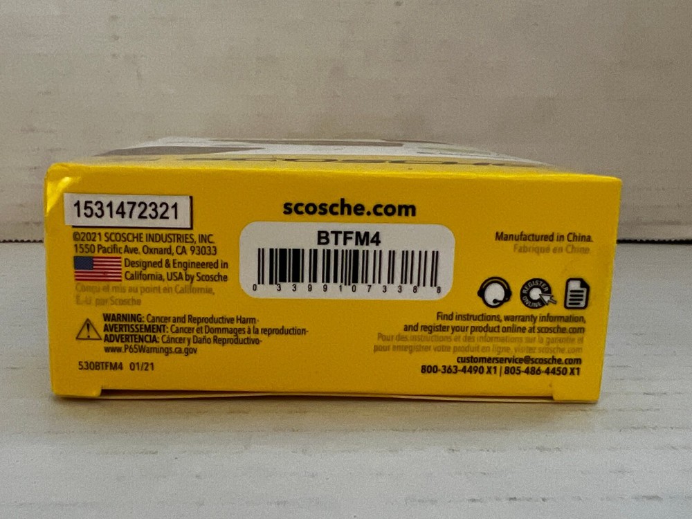 Scosche BTFreq Wireless Bluetooth Hands-Free Car Kit BTFM4