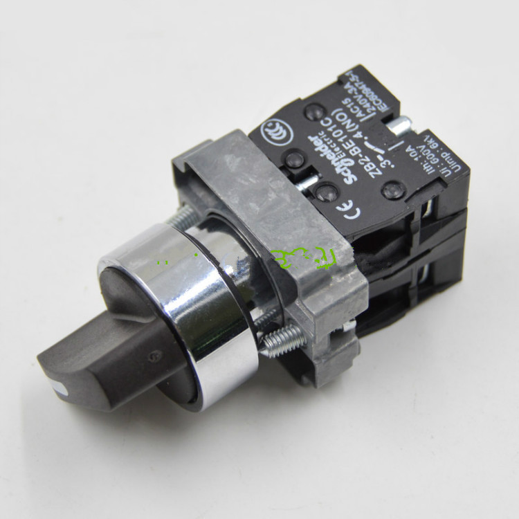 1pc New Schneider three-position selector switch XB2-BD73C 2NO