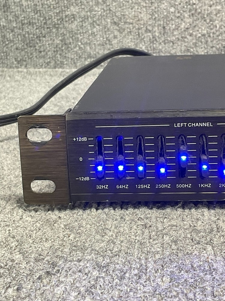 Pyle PPEQ100 Equalizer Audio Plug Broken Multiple Inputs – For Parts