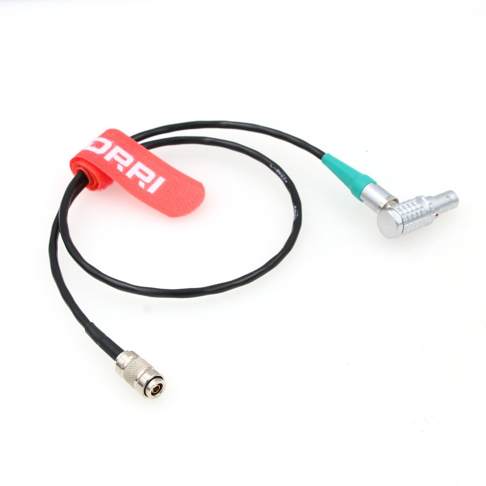 Din to 5-pin Right angled Time code Input cable for ARRI Alexa/Red Epic Camera