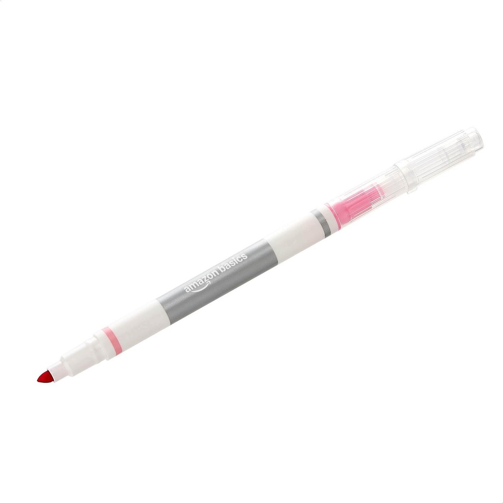 Amazon Basics Erasable Highlighters Assorted 1 Count (Pack of 12),