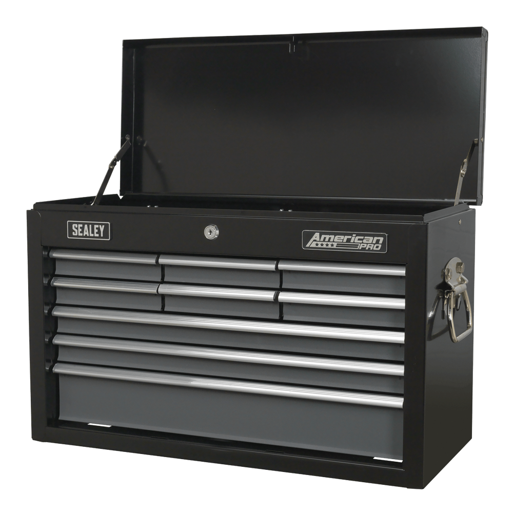 Sealey American Pro 9 Drawer Tool Chest Black / Grey