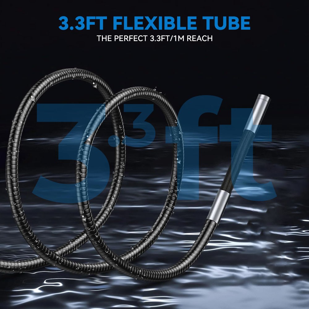 SALE! 4-Way 720° Articulating Borescope Industrial Endoscope Inspection Camera