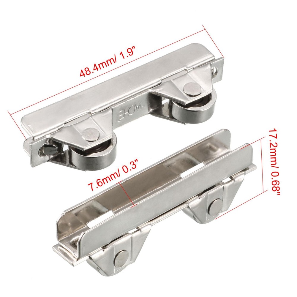 Sourcingmap - Pulley Window; Material: Metal 5 Pieces