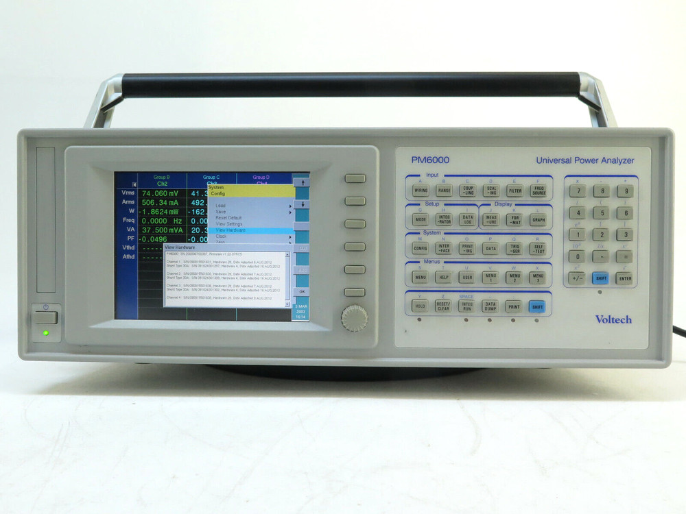 Voltech PM6000 Multi-Phase Power Analyzer 4 Channel