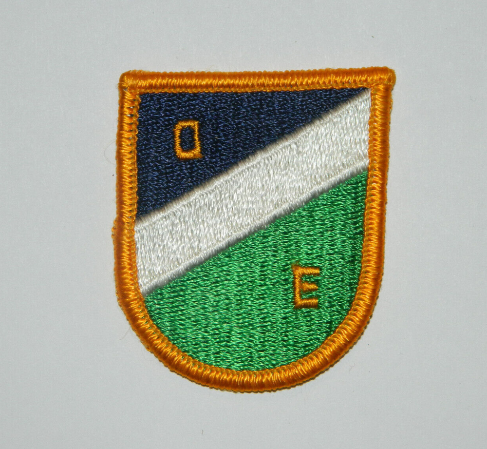 EMBROIDERED ARMY BERET FLASH PATCH