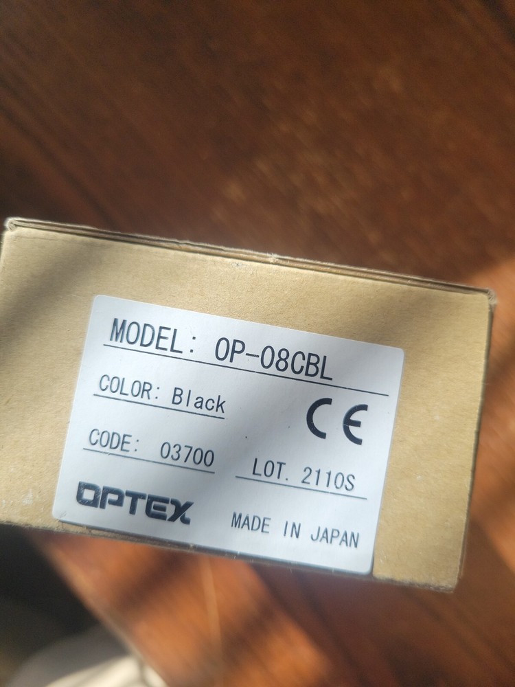 Optex OP-08CB Passive Infred Sensor Black DMP
