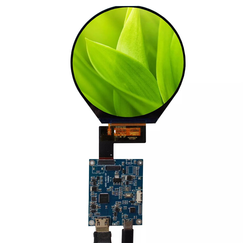 HD LCD Controller Board 3.4inch VS34003C39 800X800 Round LCD Screen: