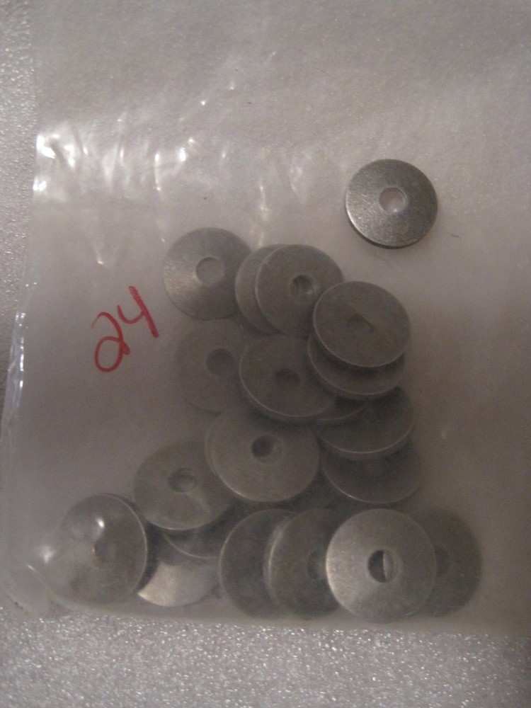 Round aluminum support plates