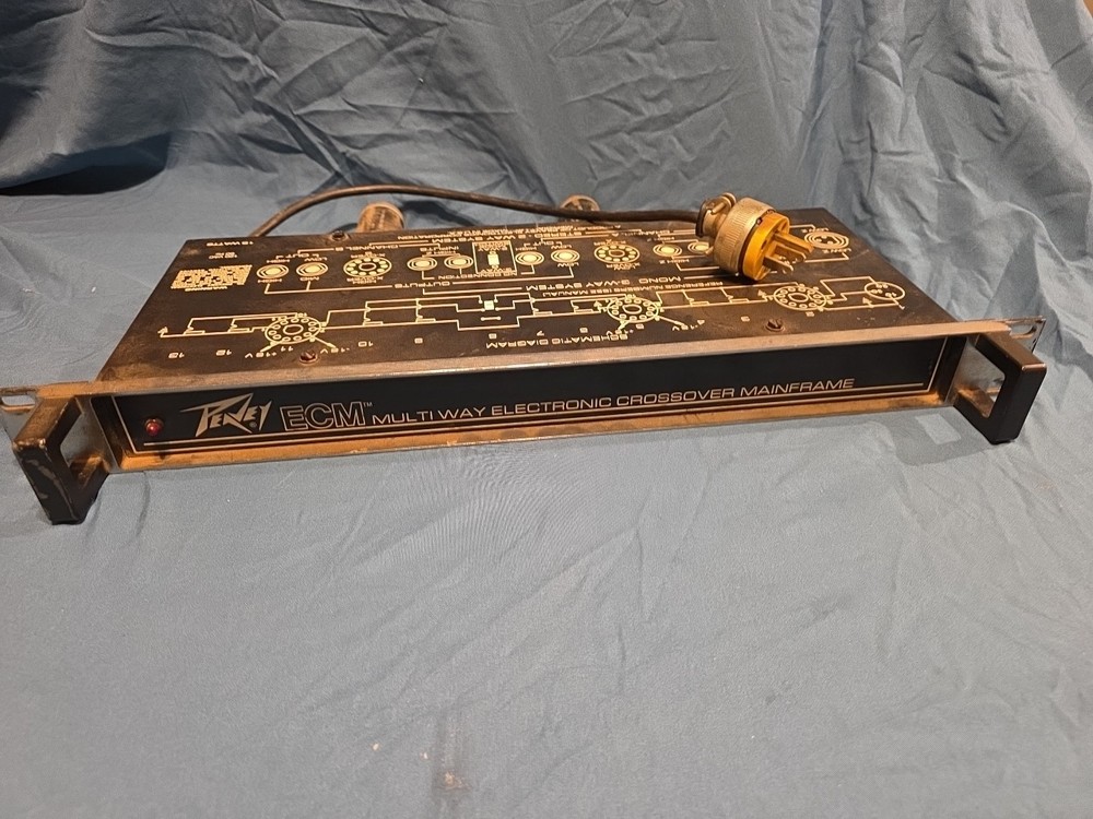 Peavey ECM Multi Way Electronic Crossover Mainframe Pro Audio Rackmount Unit