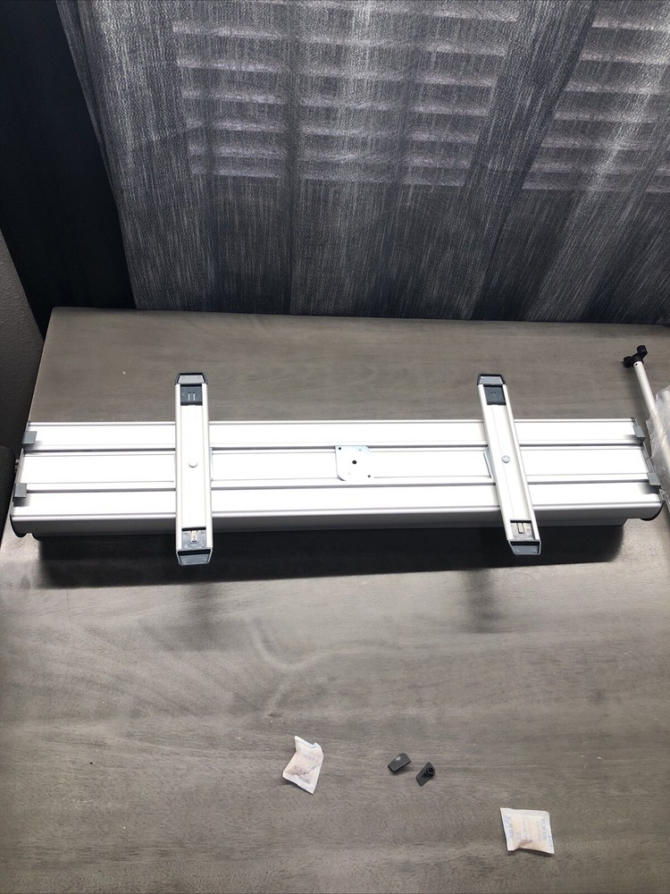 Double Sided Retractable Pull Banner Stand 33”x78” Visual Area Driving Safely