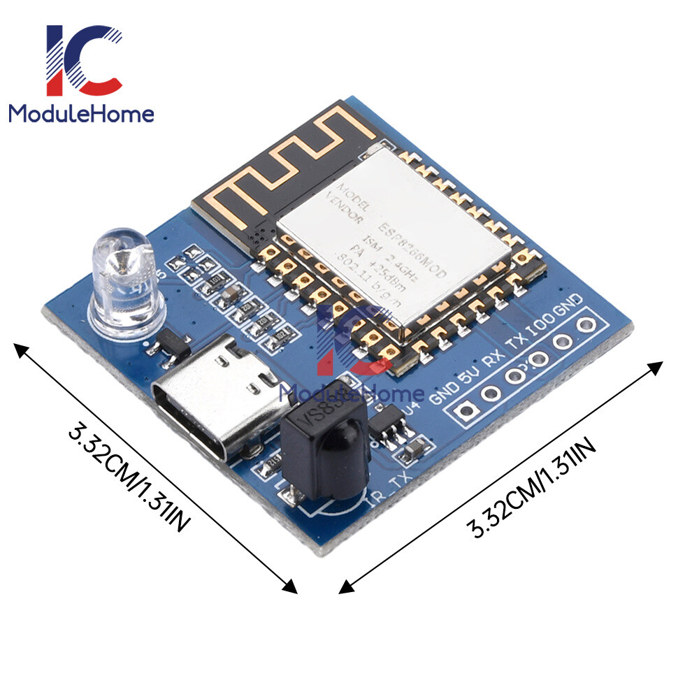 Type-C ESP8266 ESP-12F Development Board NEC Directive WIFI Transmission Module