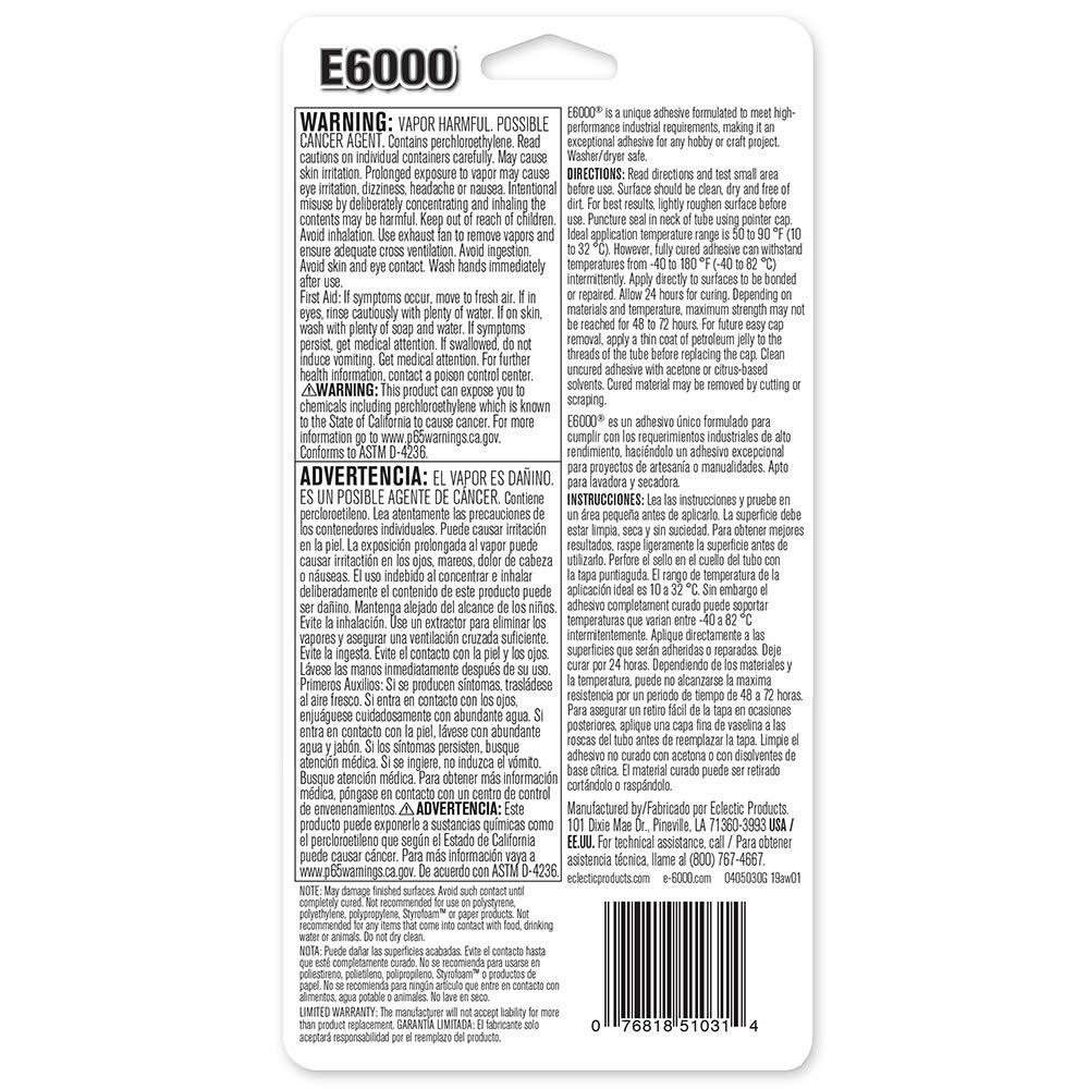 E6000 5510310 Craft Adhesive Mini 4 Pack