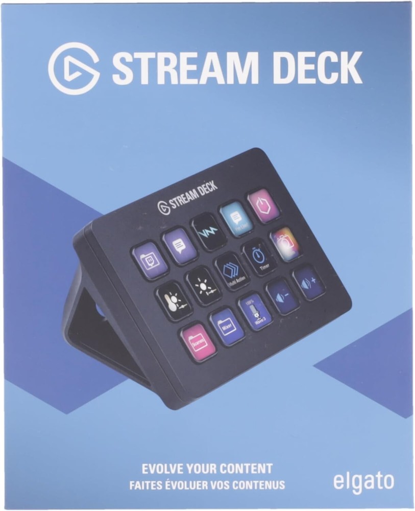 Stream Deck MK.2, 15 LCD Keys, Model , Trigger Actions in OBS, Twitch, YouTub...