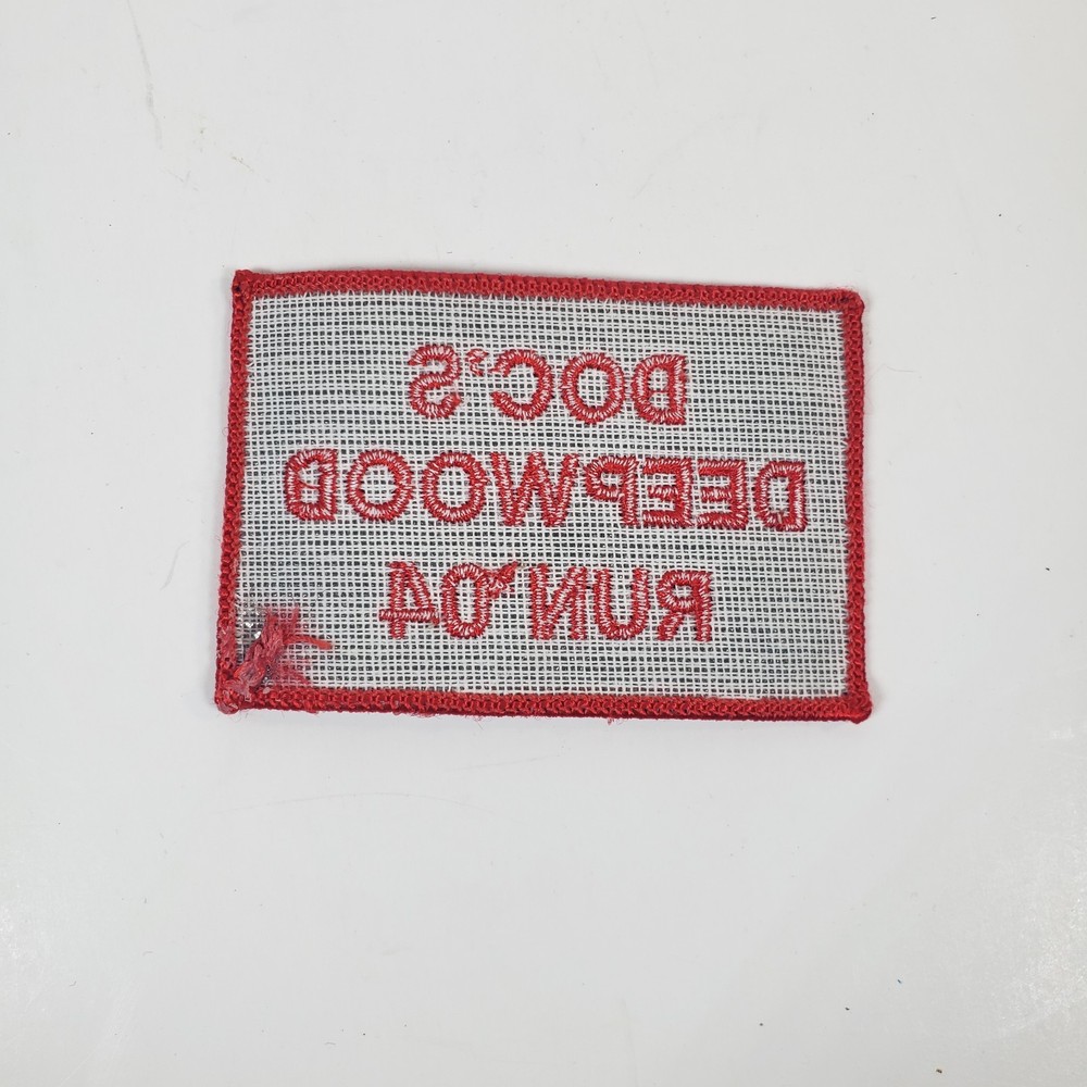 Doc's Deepwood Run 2004 Red Black Ohio Charitable Motorcycle Run Patch 3x2