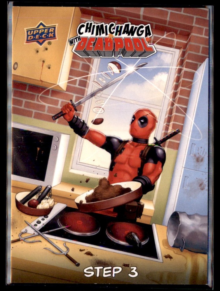 2019 Upper Deck Marvel Chimichangas with Deadpool Complete Set 8 Cards Inserts