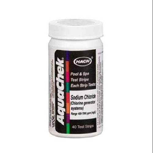 Aquachek White Salt Water Test Strips Pool 40 Ct Salt Chlorine Generator 561161