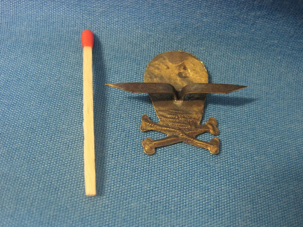 Skull. Bronze. Emblem.