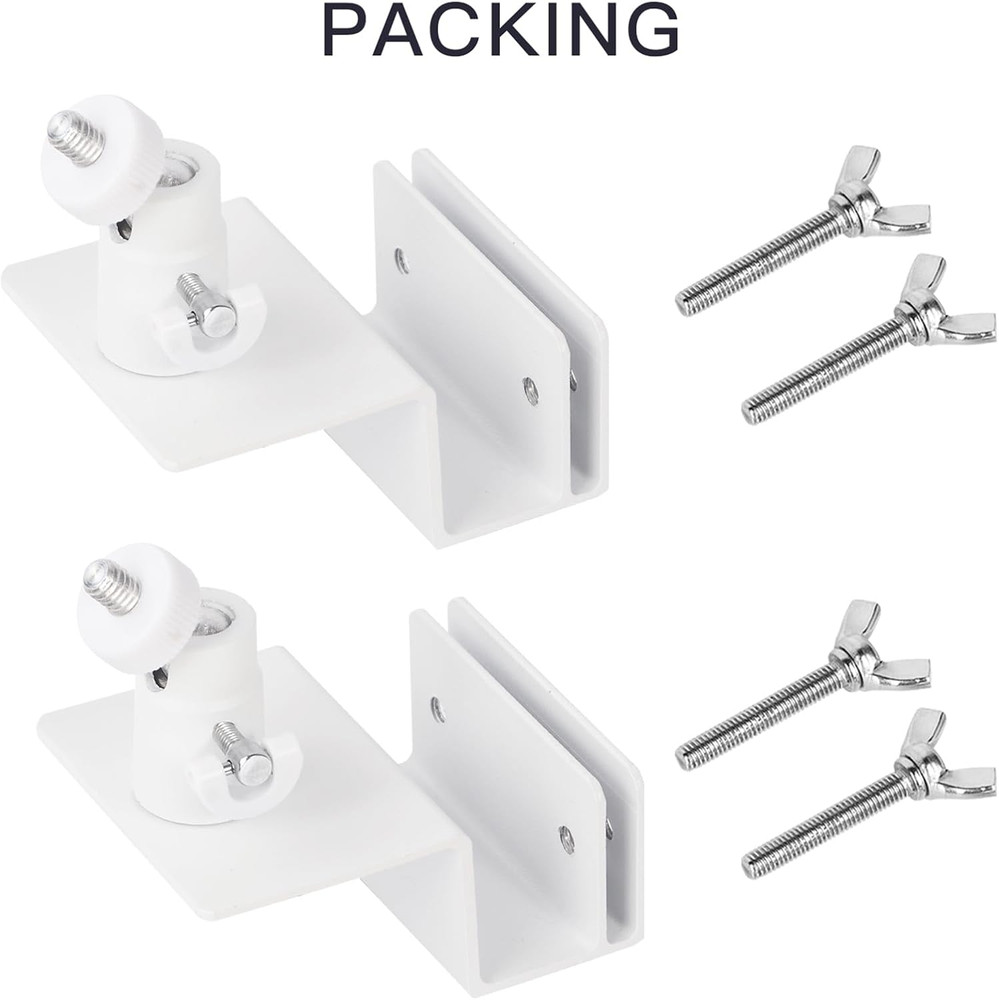 2Pack Gutter Mount Compatible with Eufy Security Solocam S220/C210, Eufycam