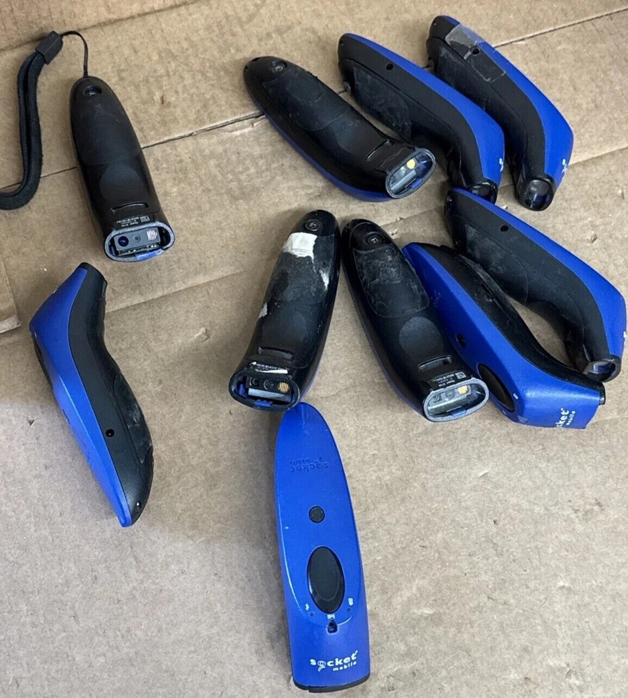 Qty 1 x Socket Mobile S740, 2D Barcode Scanner, Blue for Shopify (READ!)