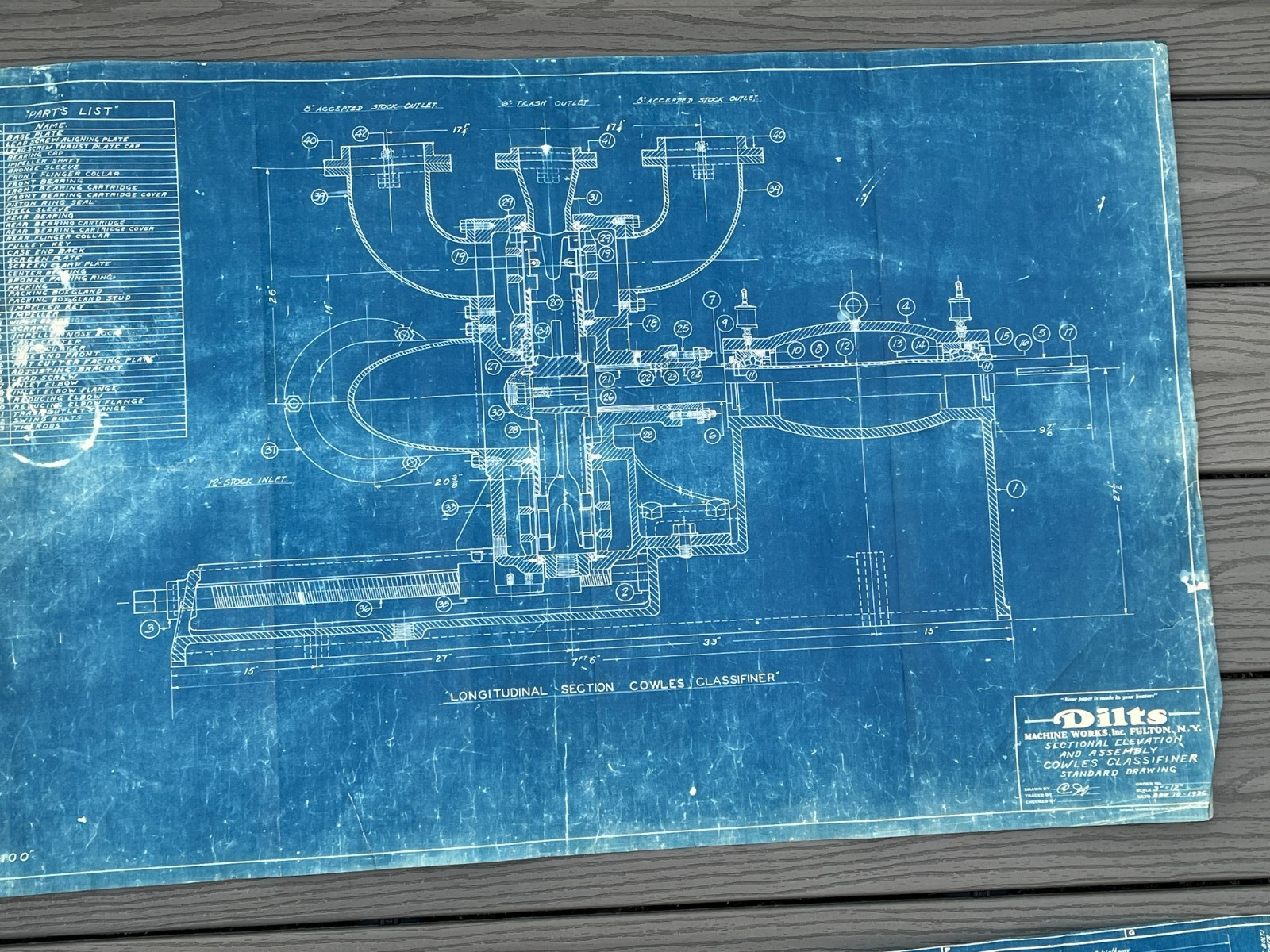 Lot 8 Vtg Industrial Blueprints Champion Paper Dorr Blue Print Dilts Blaw Knox