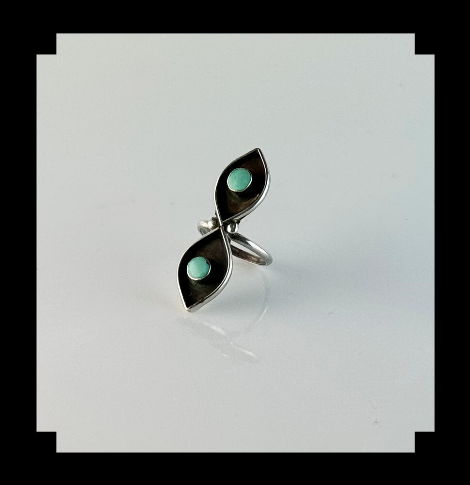 Handcrafted Infinity Ring Size 4 3/4 & 5