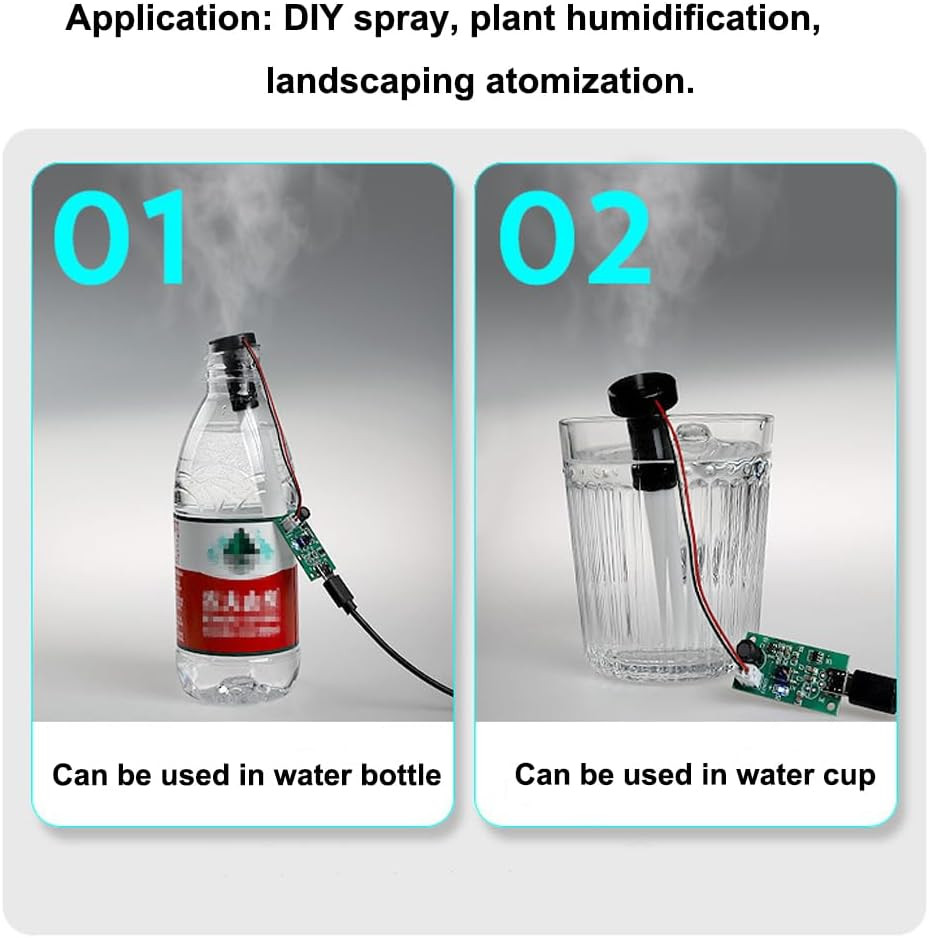 4Pcs USB Humidifieration Atomization Disc Mirco Interface Atomization Drive Circ