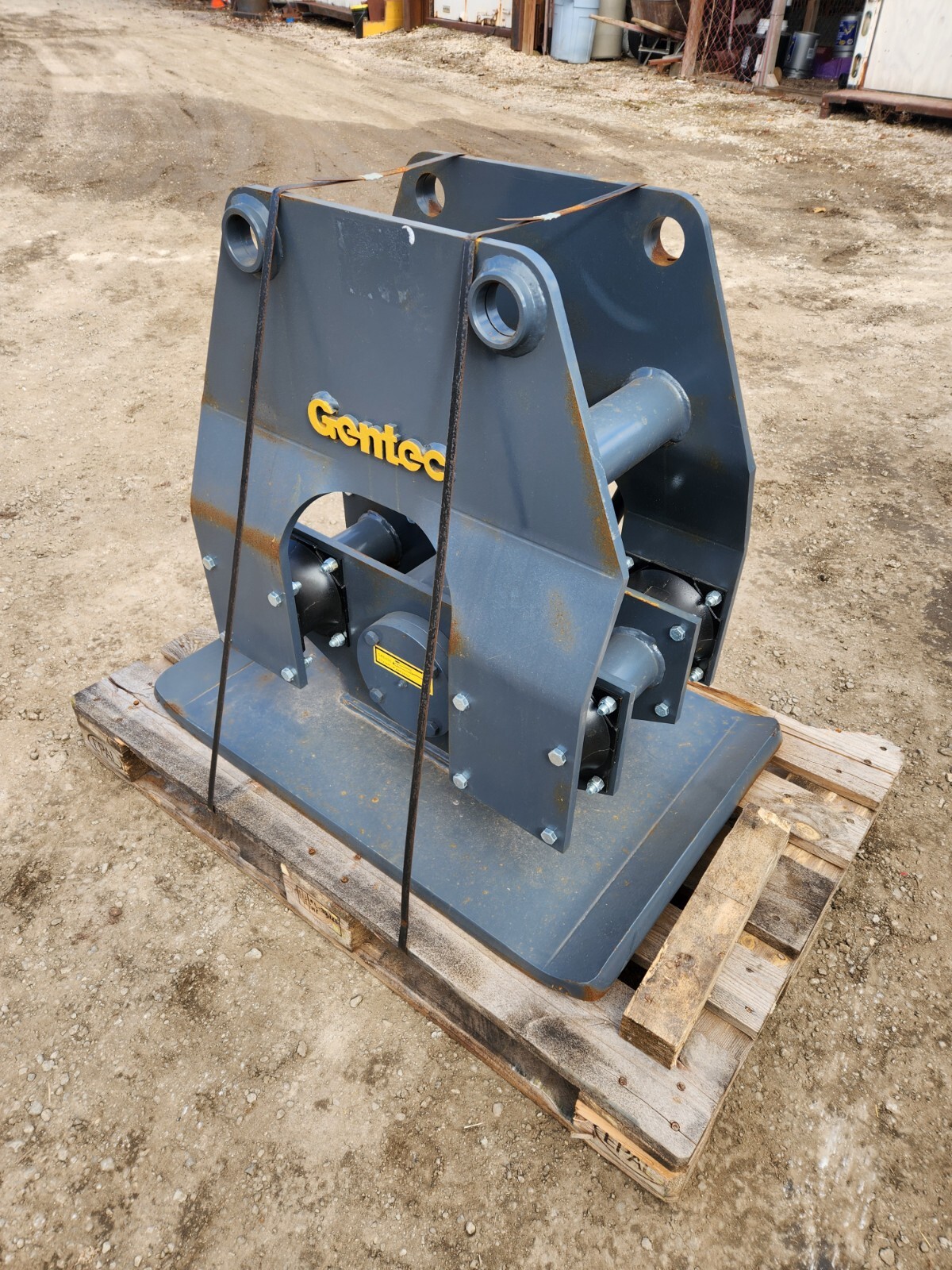 New GENTEC GE970 Excavator Hydraulic Vibratory Plate Trench Compactor 50mm pin