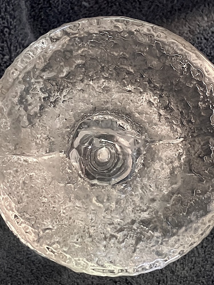 Finnish crystal candlestick - 3 1/2 “