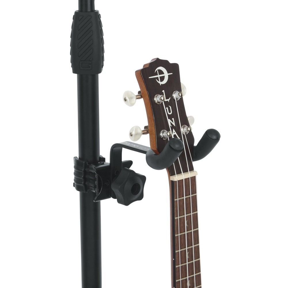 Ukulele Mandolin Hanger for Microphone Stands Adjustable Mounting Solution