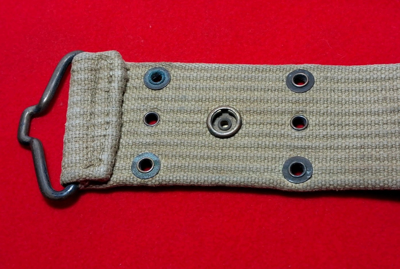 Original WWI US Combat Belt M1912 WW1 L.C.C. & Co 1918 Army AEF VG