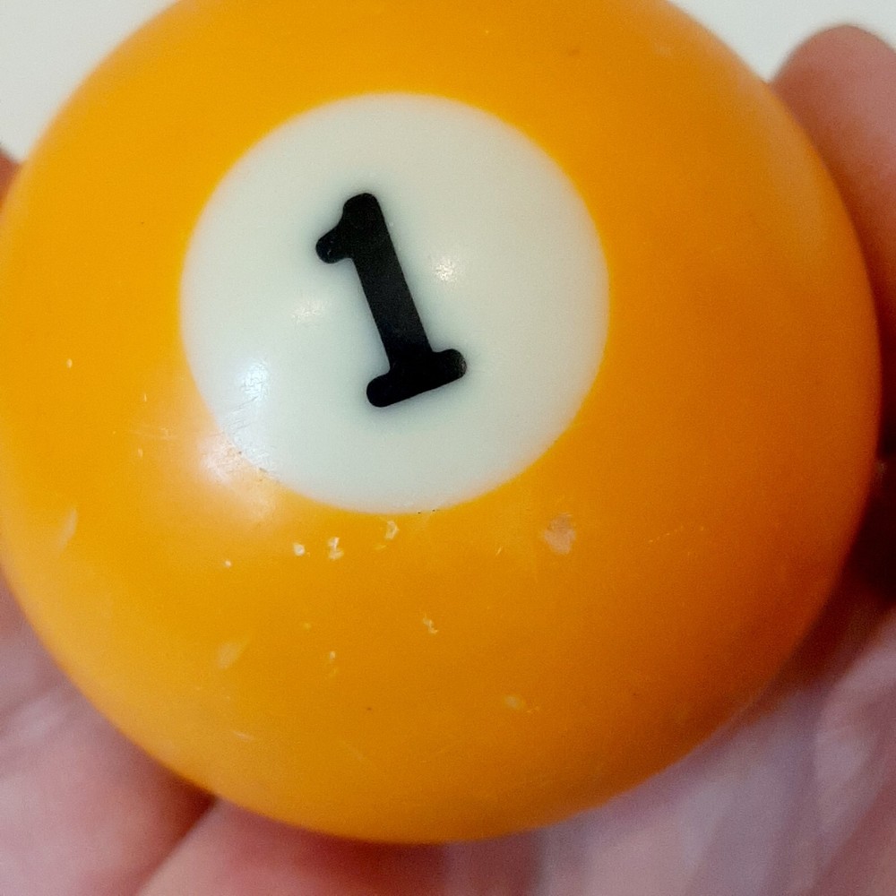 Billiard Pool Table Standard Replacement Ball 2 ¼” # 1 Ball