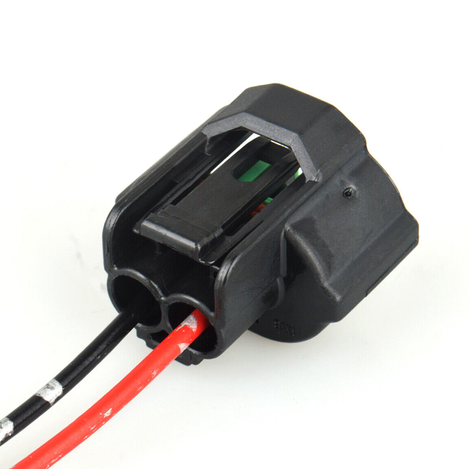 Two Harness Head Light Low Beam Bulb Plug Connector 2x Wire Pigtail Female C H11