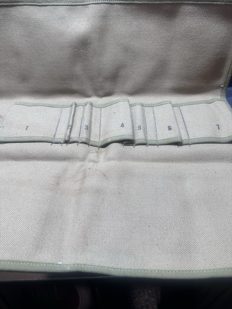 Vintage M-6 TOOL ROLL BAG (empty)