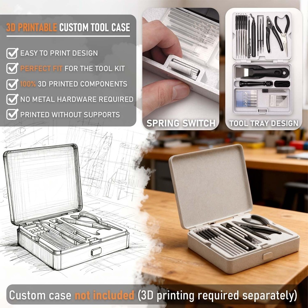 3D Printer Tools Kit, Quality 3D Printing Tool Kit for Model Measuring/Finish...