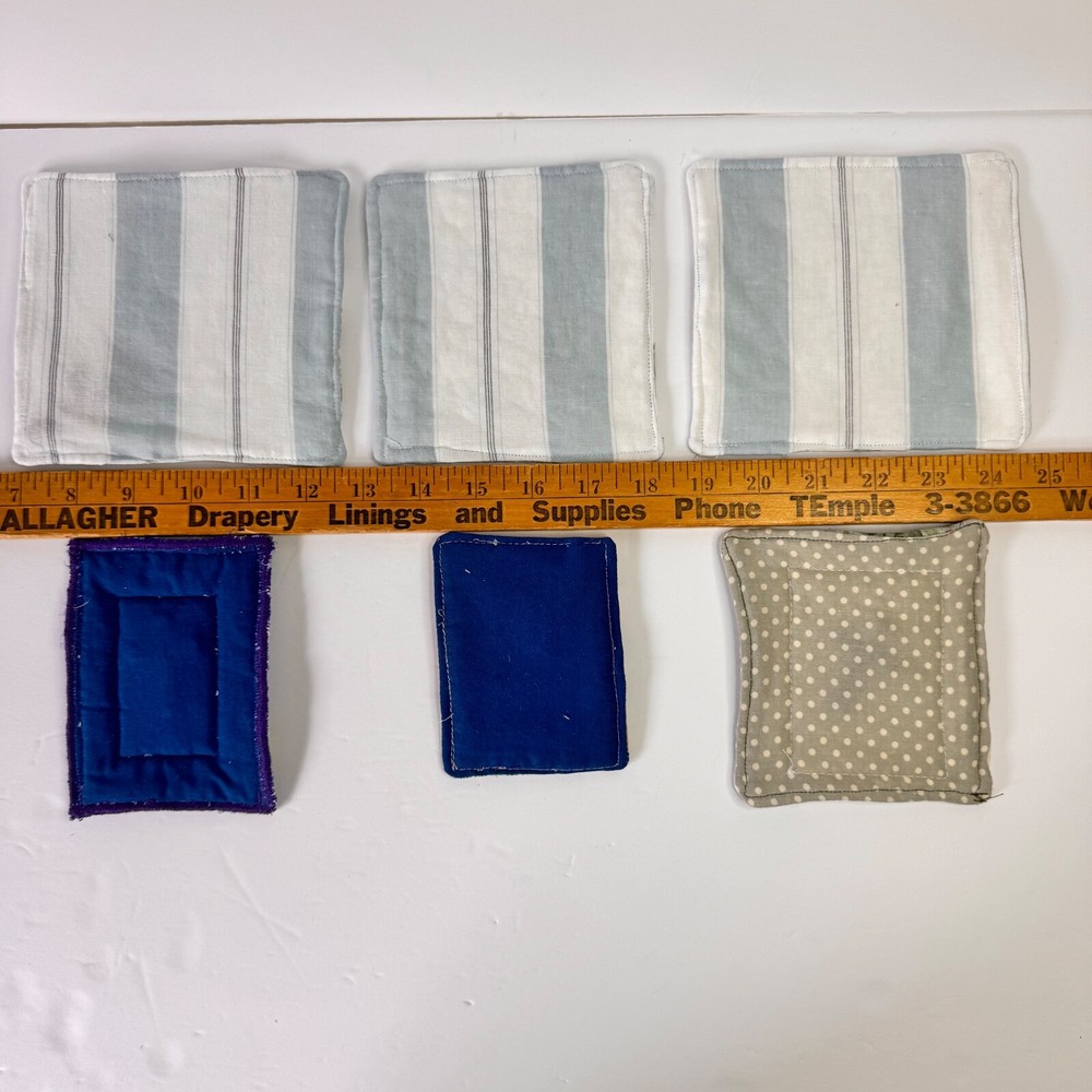 6 Handcrafted Prayer Quilts lot Unique