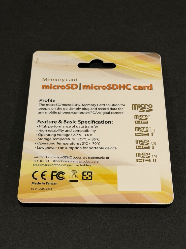 Micro SD 8GB Adapter, Kingston, Flash, Memory Card, Black, Secure SDHC Class 4