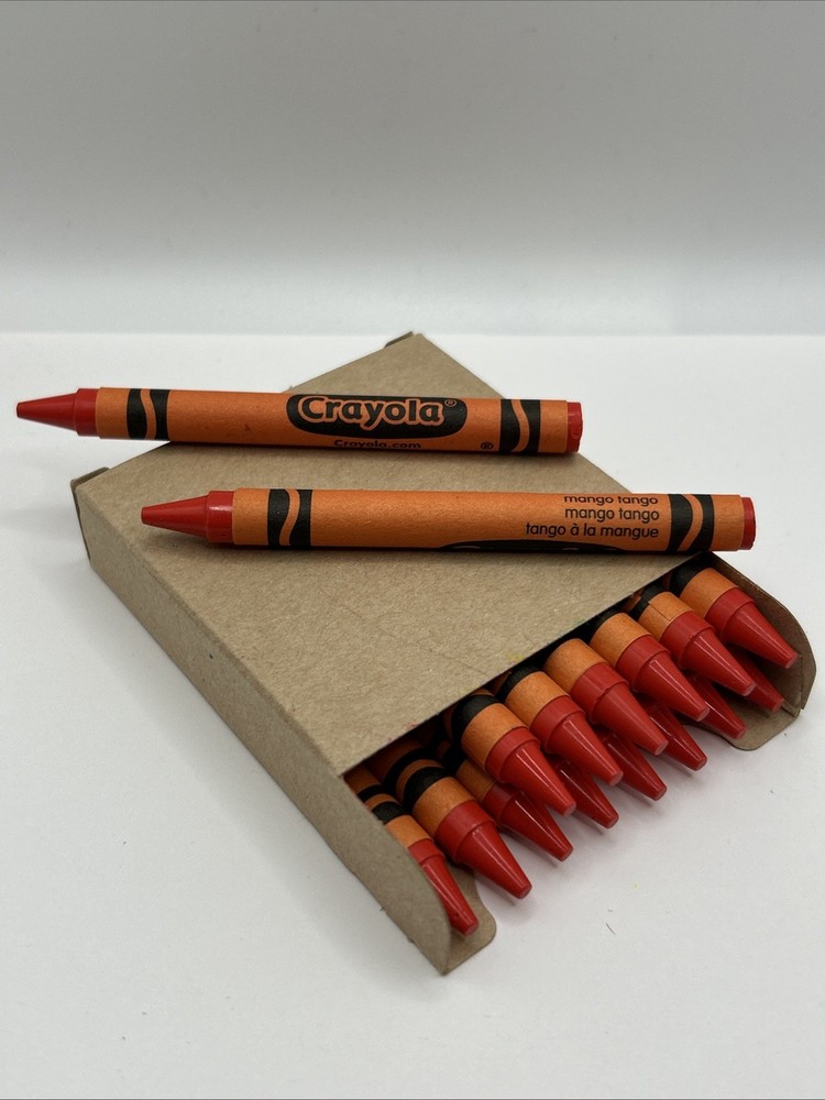 (16) Crayola Crayons (mango tango) BULK