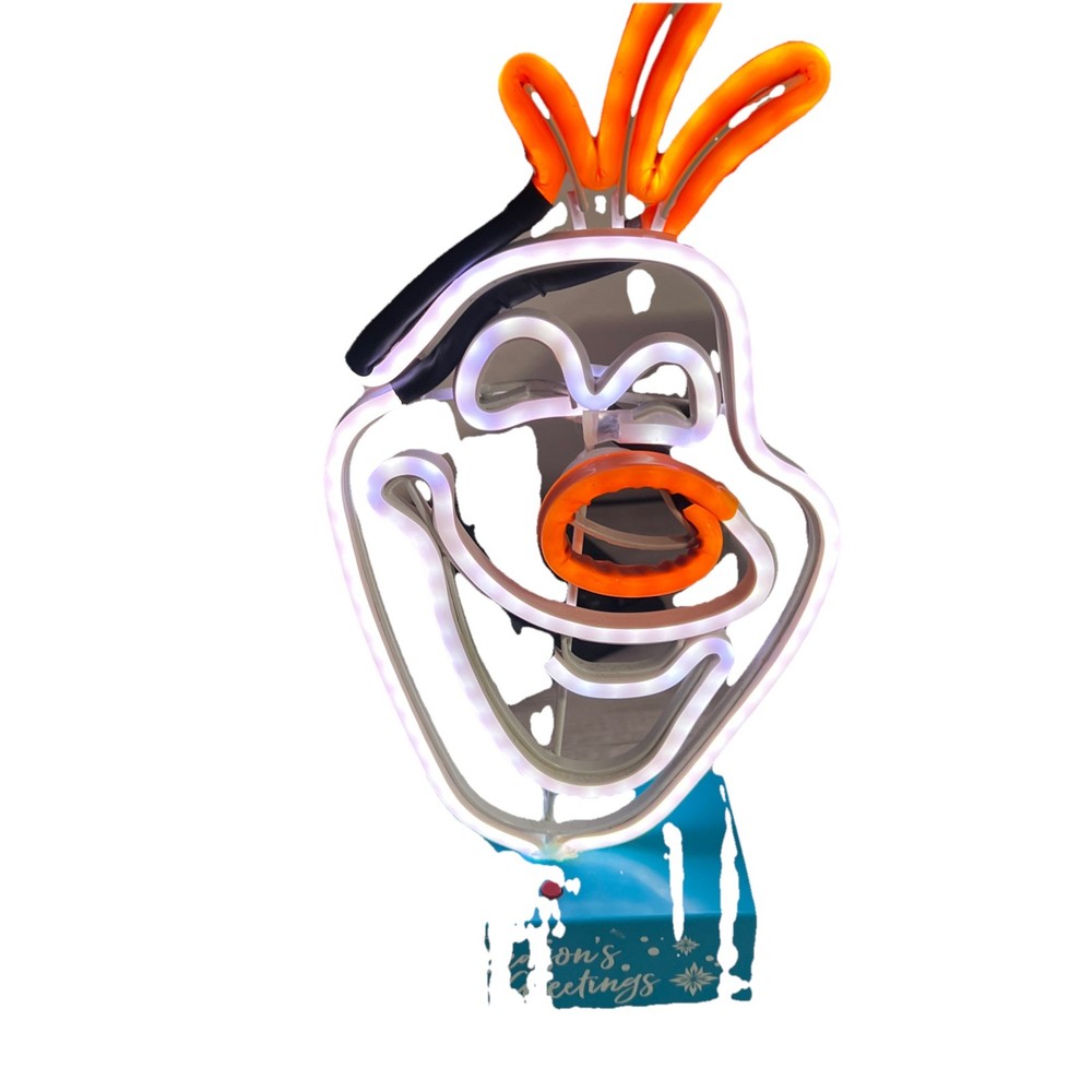disney olaf light glo led light