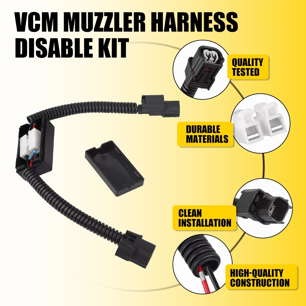 VCM Muzzler Harness Kit For Honda Ridgeline Odyssey Muzzle Acura Pilot 3.5L PLUG